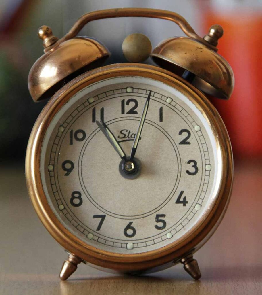 wake up early to get out of a rut