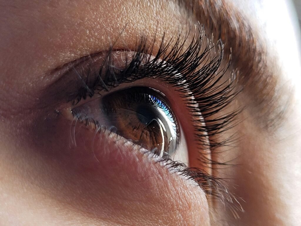 Close up of a human eye, representing the Reticular Activating System filter.